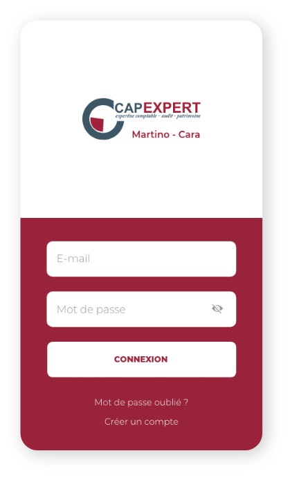 Mobile - Connexion - Cap Expert